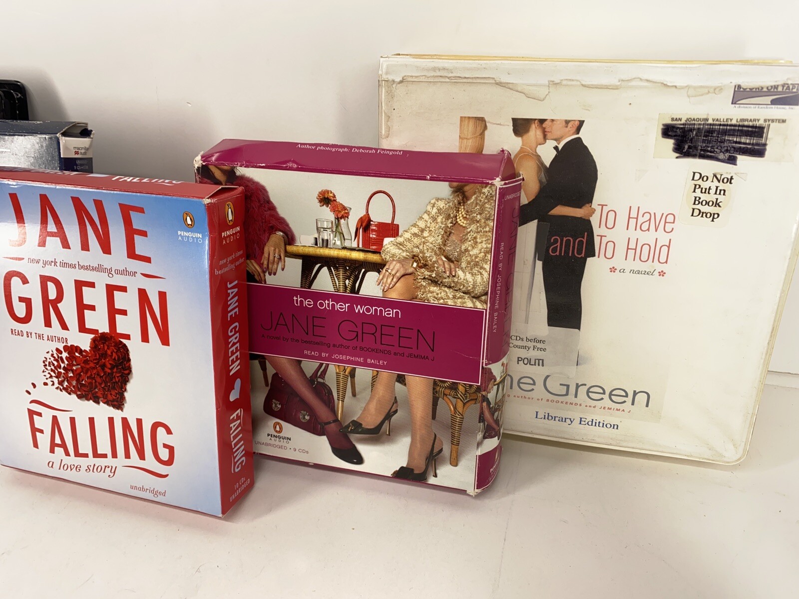 Lot Of 5 CD Audiobooks by Jane Green Unabridged The Other Woman, Falling, Tempti