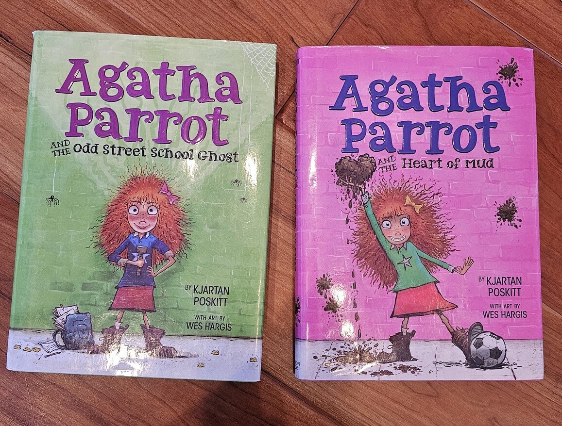 Lot Agatha Parrot & the Odd Street School Ghost & the Heart of Mud- Hardcover