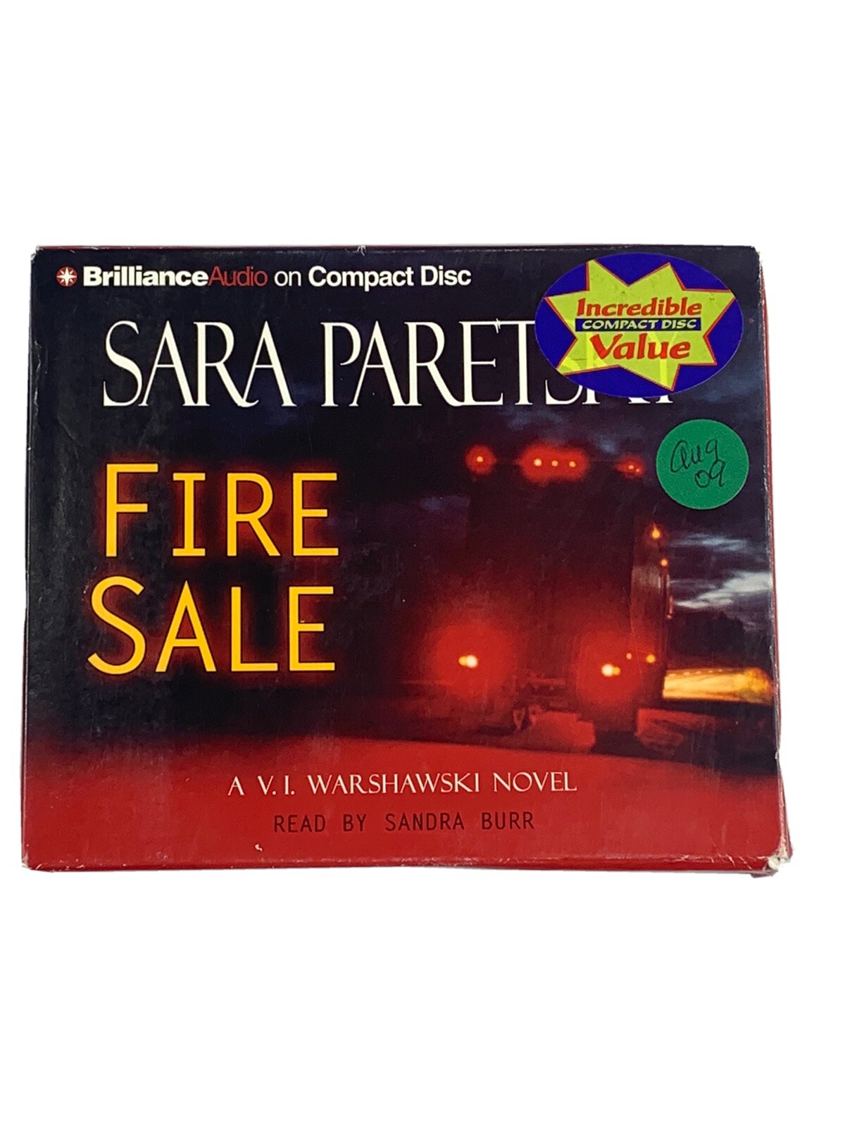 Fire Sale by Sara Paretsky: Audiobook 12 CDs~Unabridged ~ VI Warshawski Novel