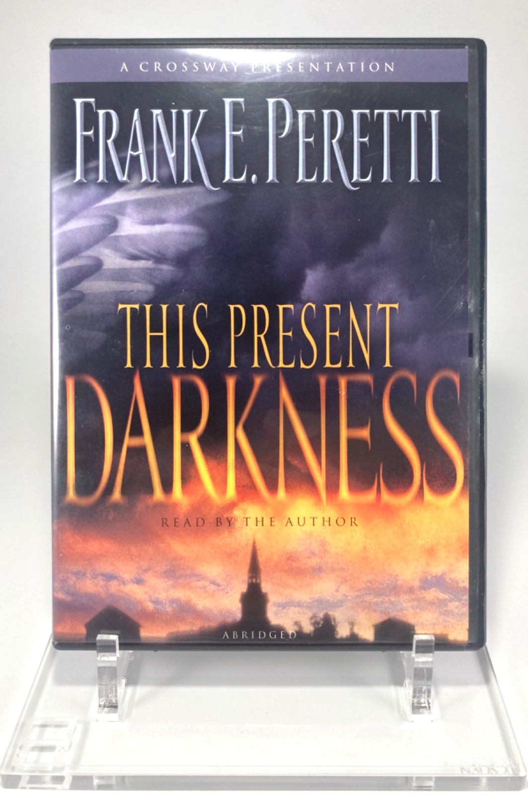 This Present Darkness Frank E. Peretti Abridged Audiobook 3 CD Set Book on Tape