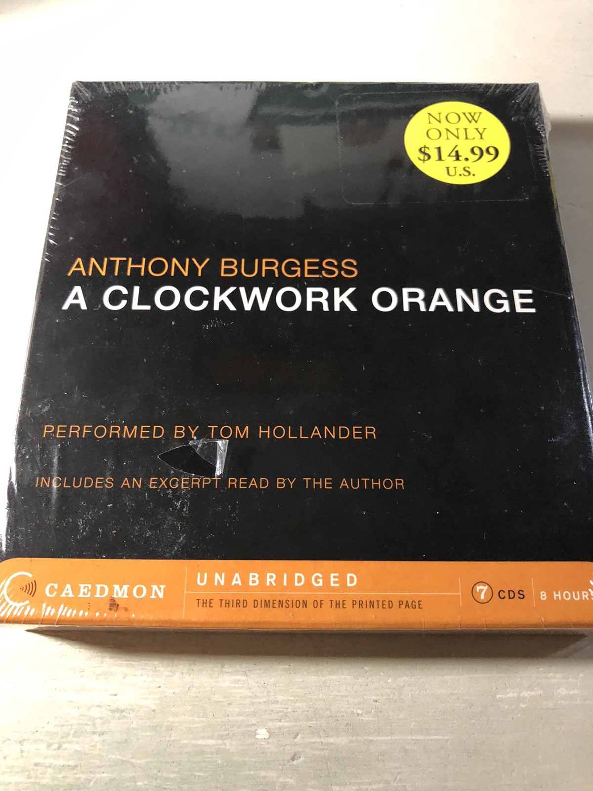 A Clockwork Orange by Anthony Burgess (2007) Audiobook on CD Tom Hollander