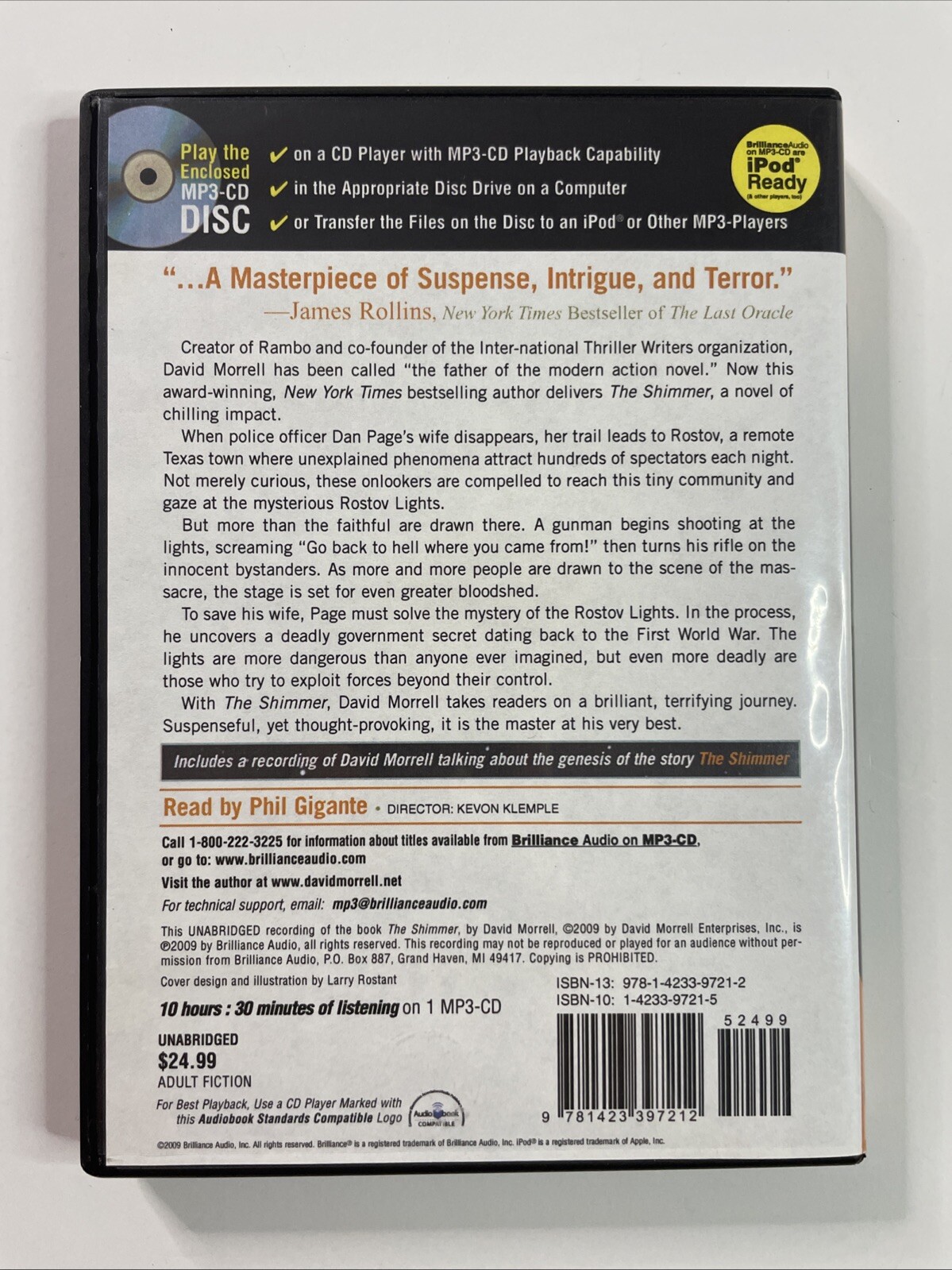 The Shimmer by David Morrell Unabridged Audiobook MP3