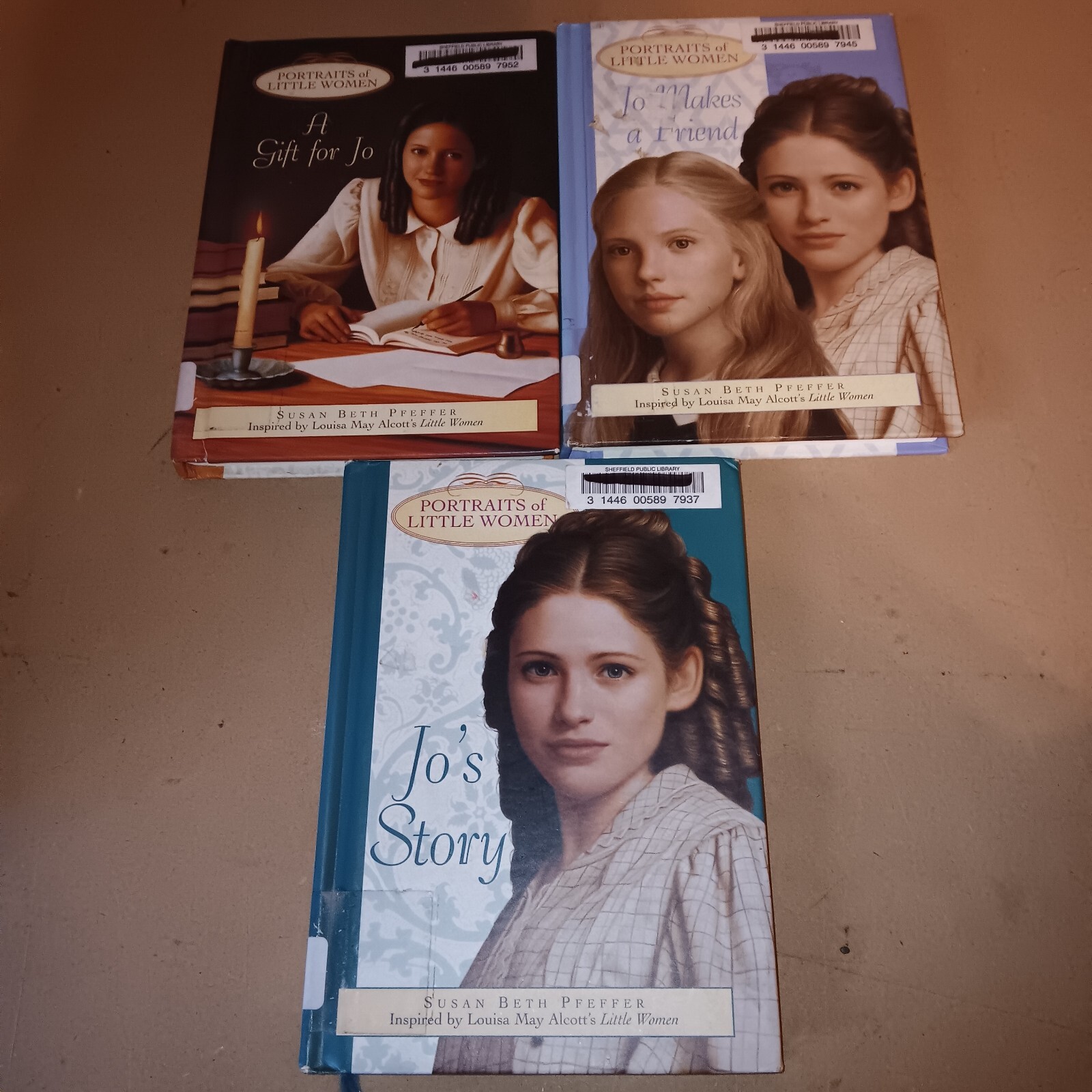 Portraits of Little Women 6 Book Lot Hardcover Gift For Jo Beth