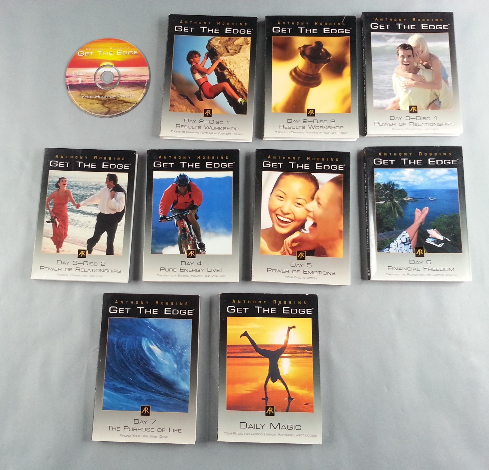 10 CD Tony Anthony Robbins Get The Edge