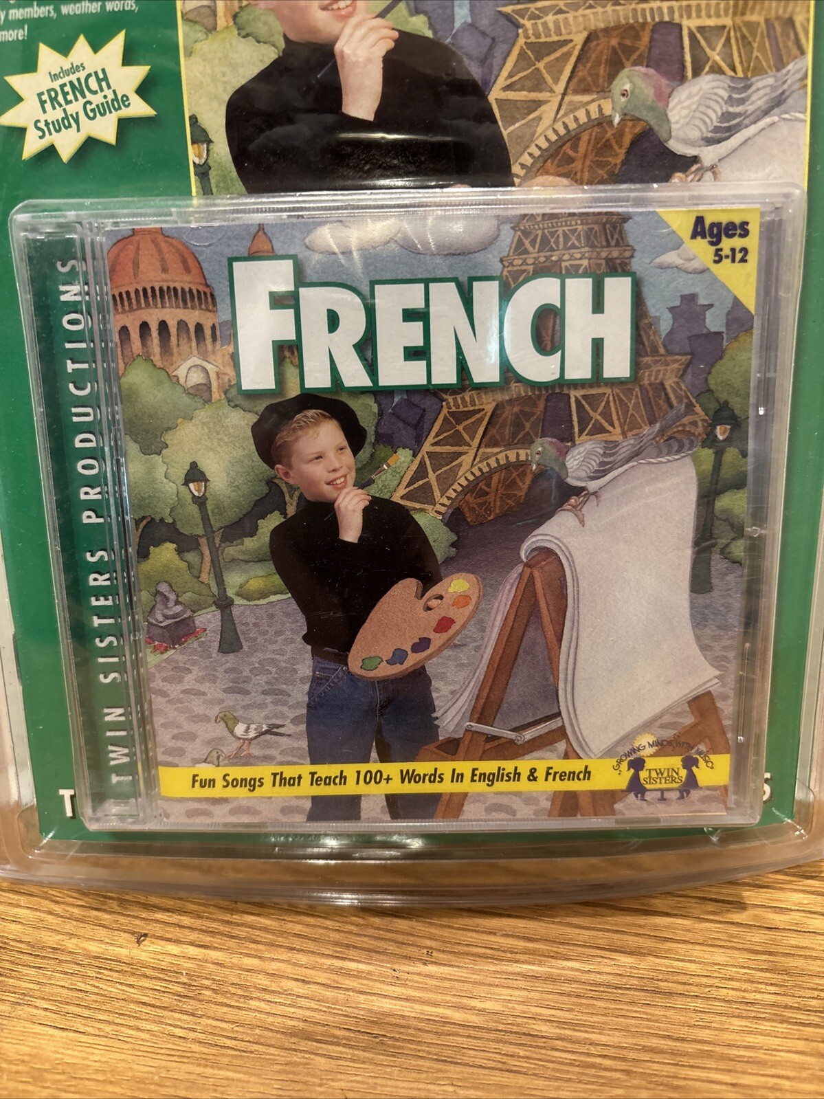 French by Various Artists CD & activity book new twin sisters twin 410CD