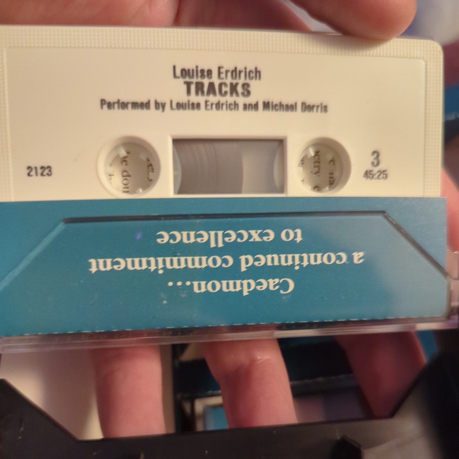 Harper Audio Tracks Louise Erdrich Audiobook Cassette Native Americans Fiction