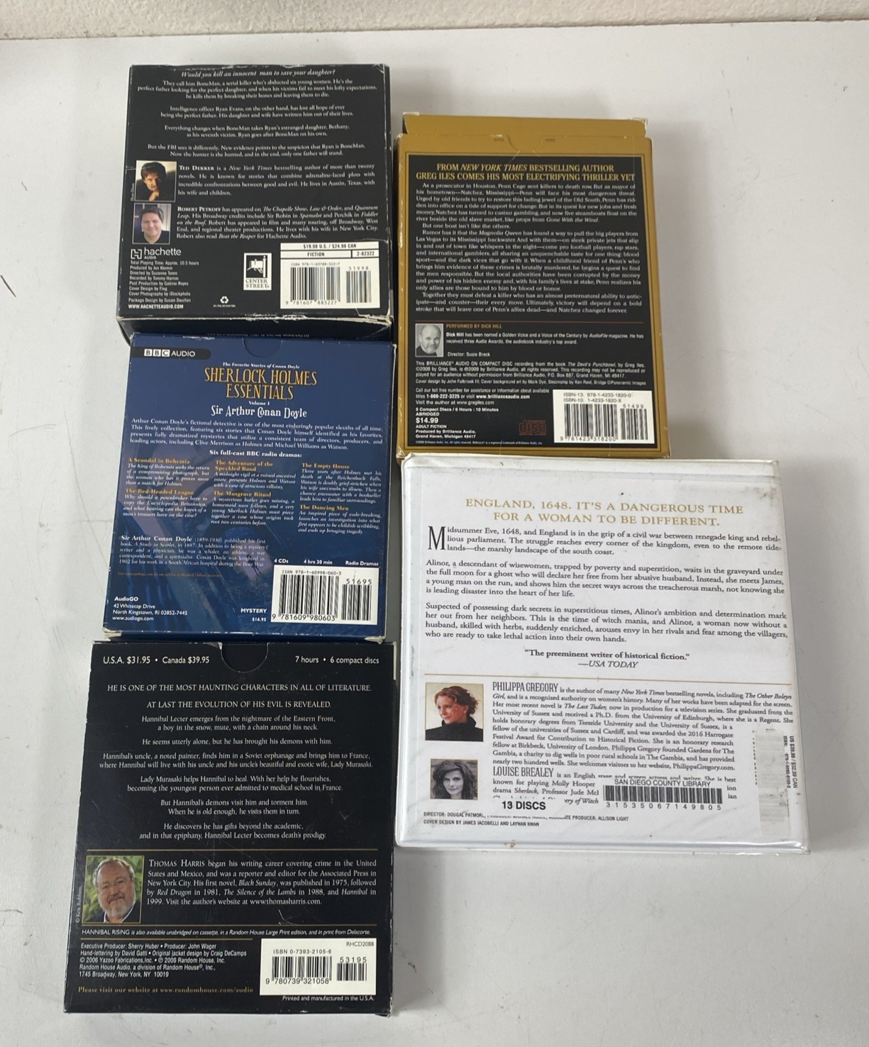 Lot Of 5 Murder Mystery Romance AudioBooks CD In Great Condition 5