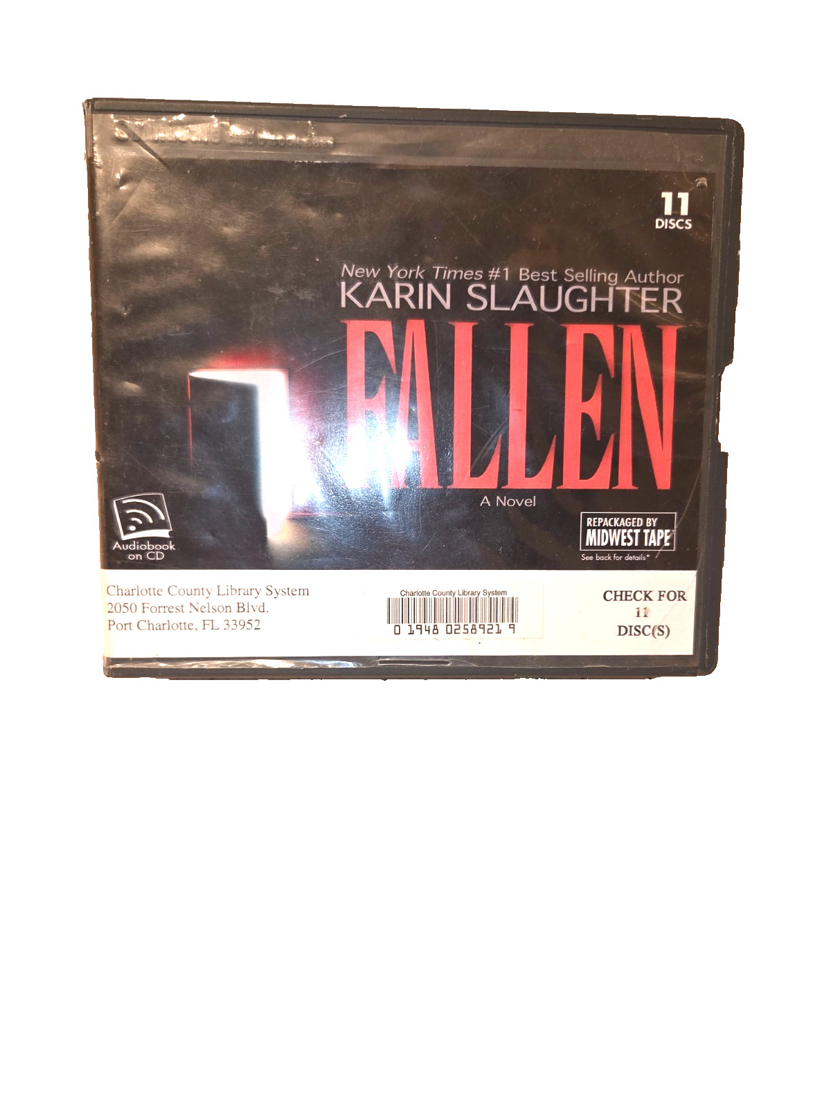 Fallen — A Novel (Audio book, 2011) Karin Slaughter, 11 cds, Unabridged