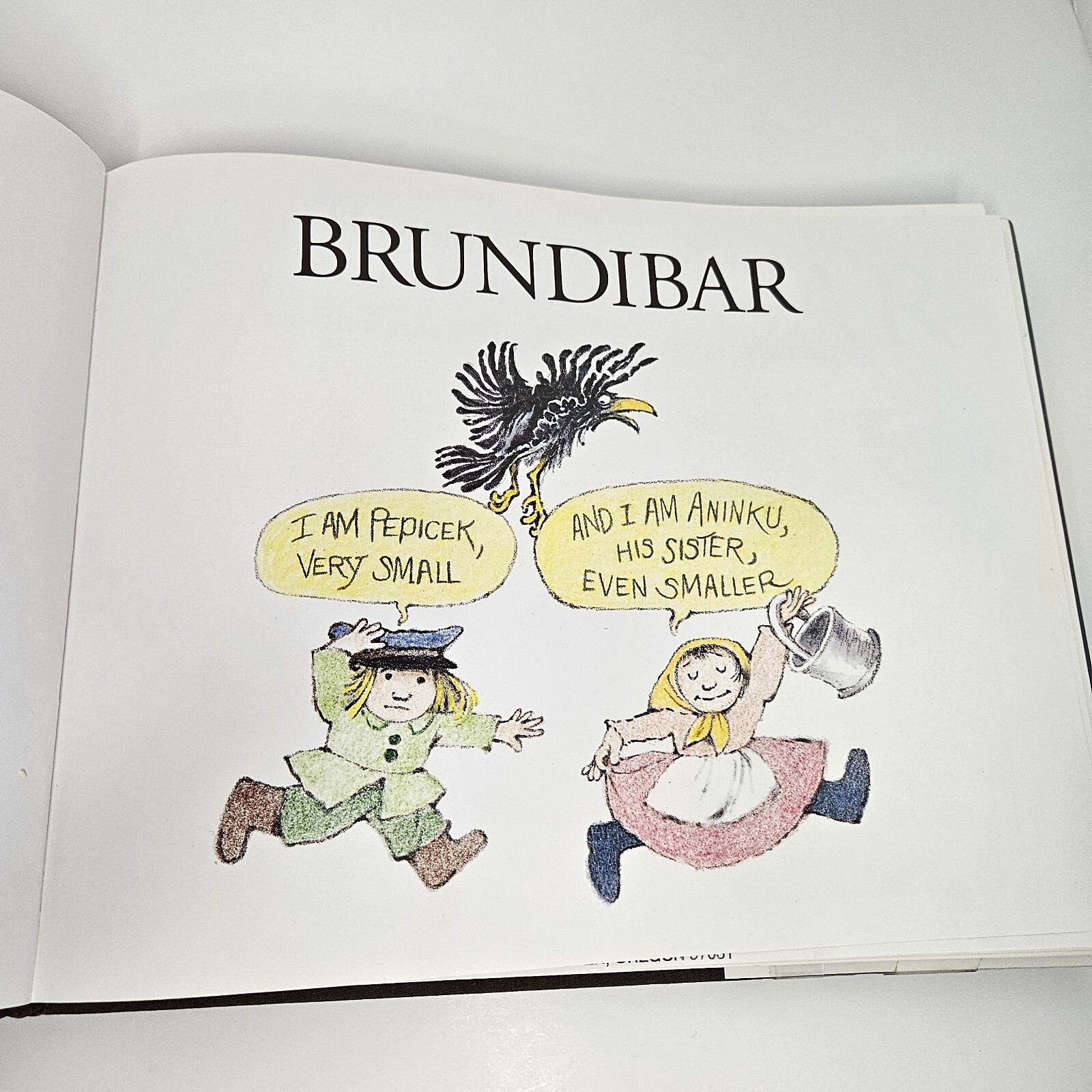 Brundibar Maurice Sendak Childrens Illustrated Book Ex Library Great Condition