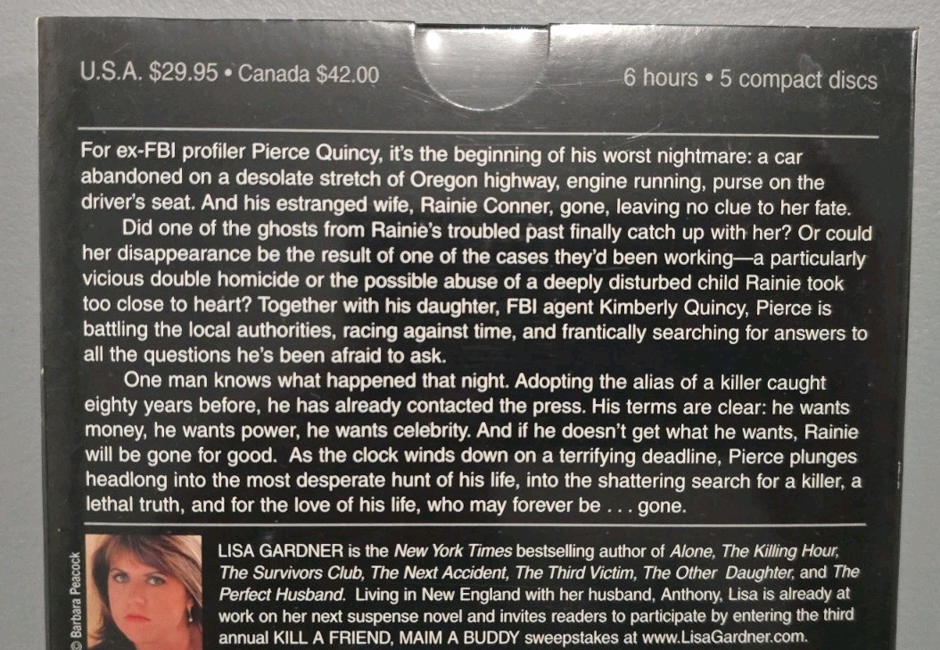 Gone by Lisa Gardner (2006, Compact Disc, Abridged edition)