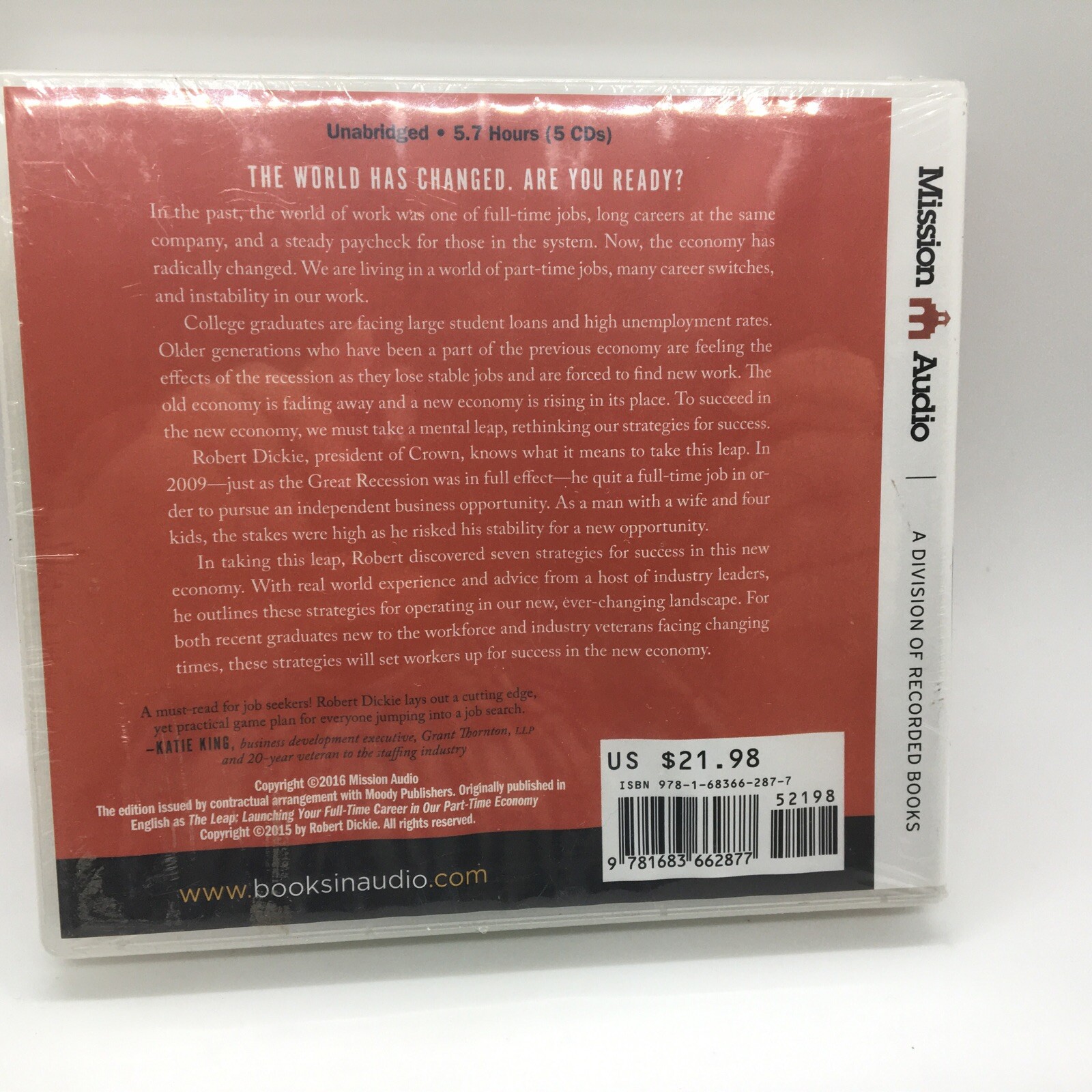 The Leap : Launching Your Full-Time Career in Our Part-Time Economy Dickie New