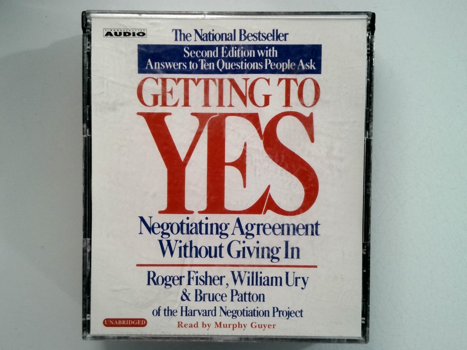 Getting to Yes by Fisher Ury Patton Audiobook CD Unabridged