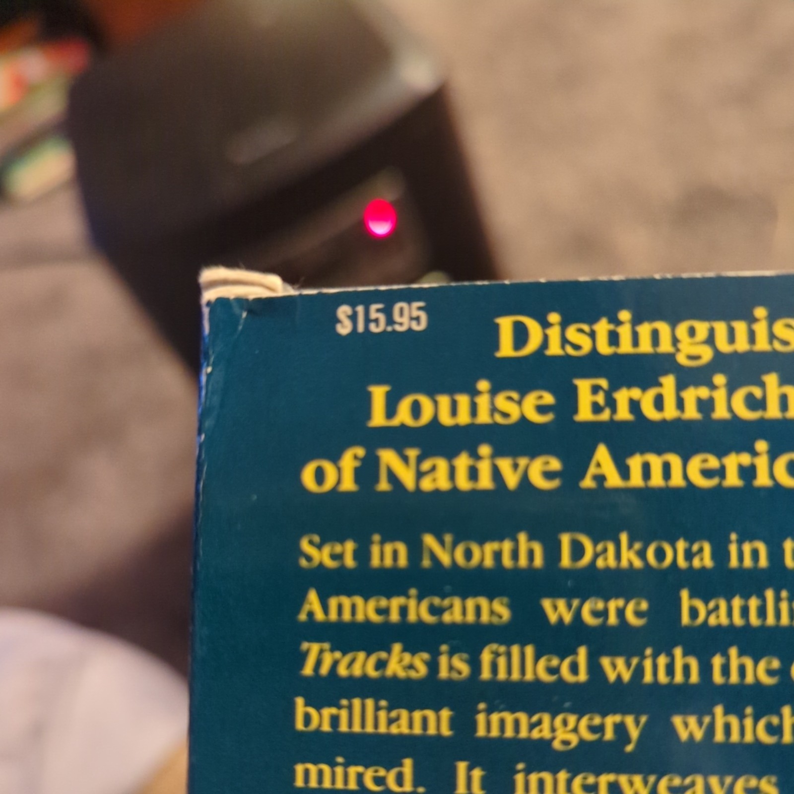 Harper Audio Tracks Louise Erdrich Audiobook Cassette Native Americans Fiction