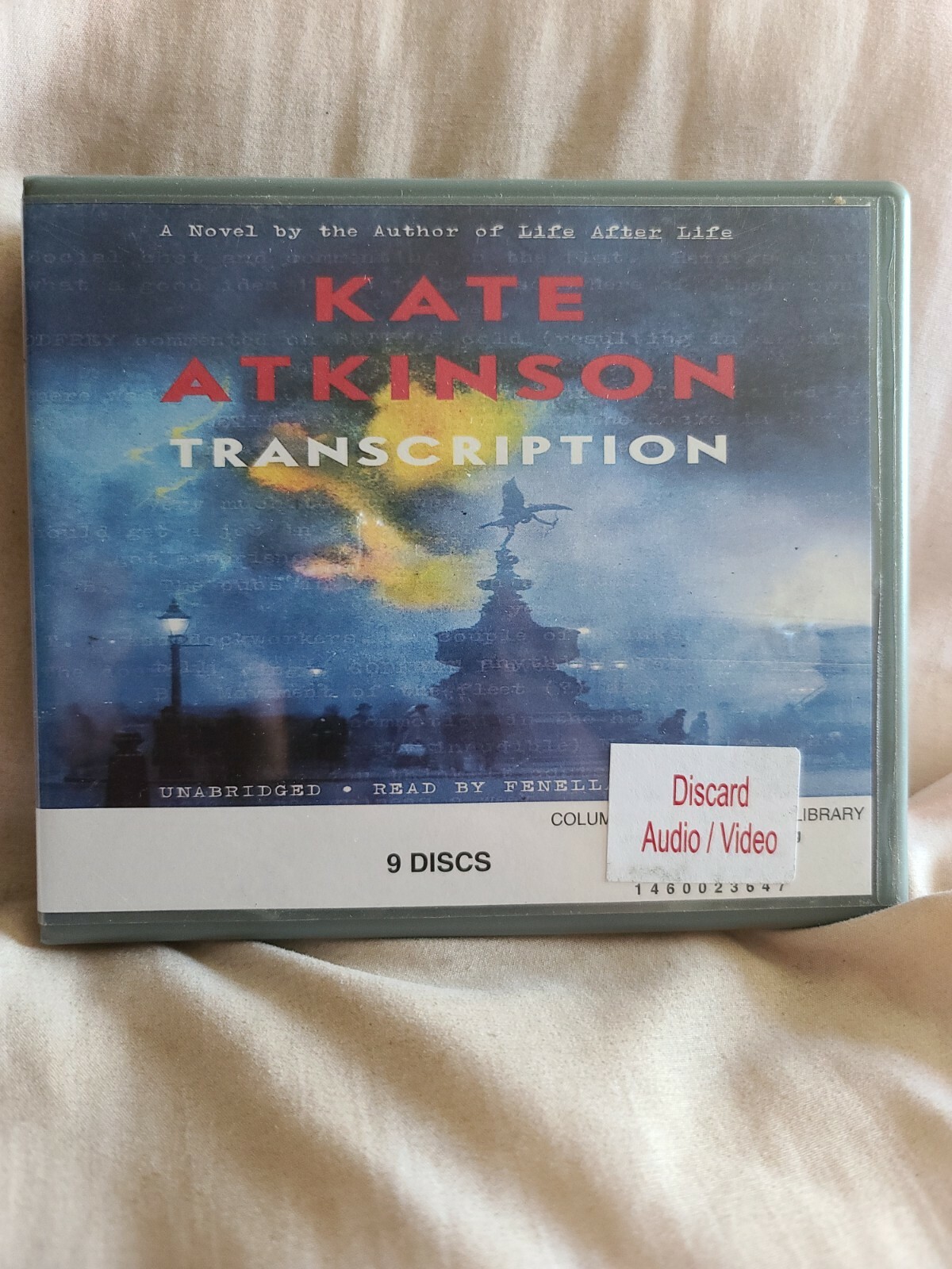 Shelf162D Audiobook~ Transcription — Kate Atkinson — unabridged