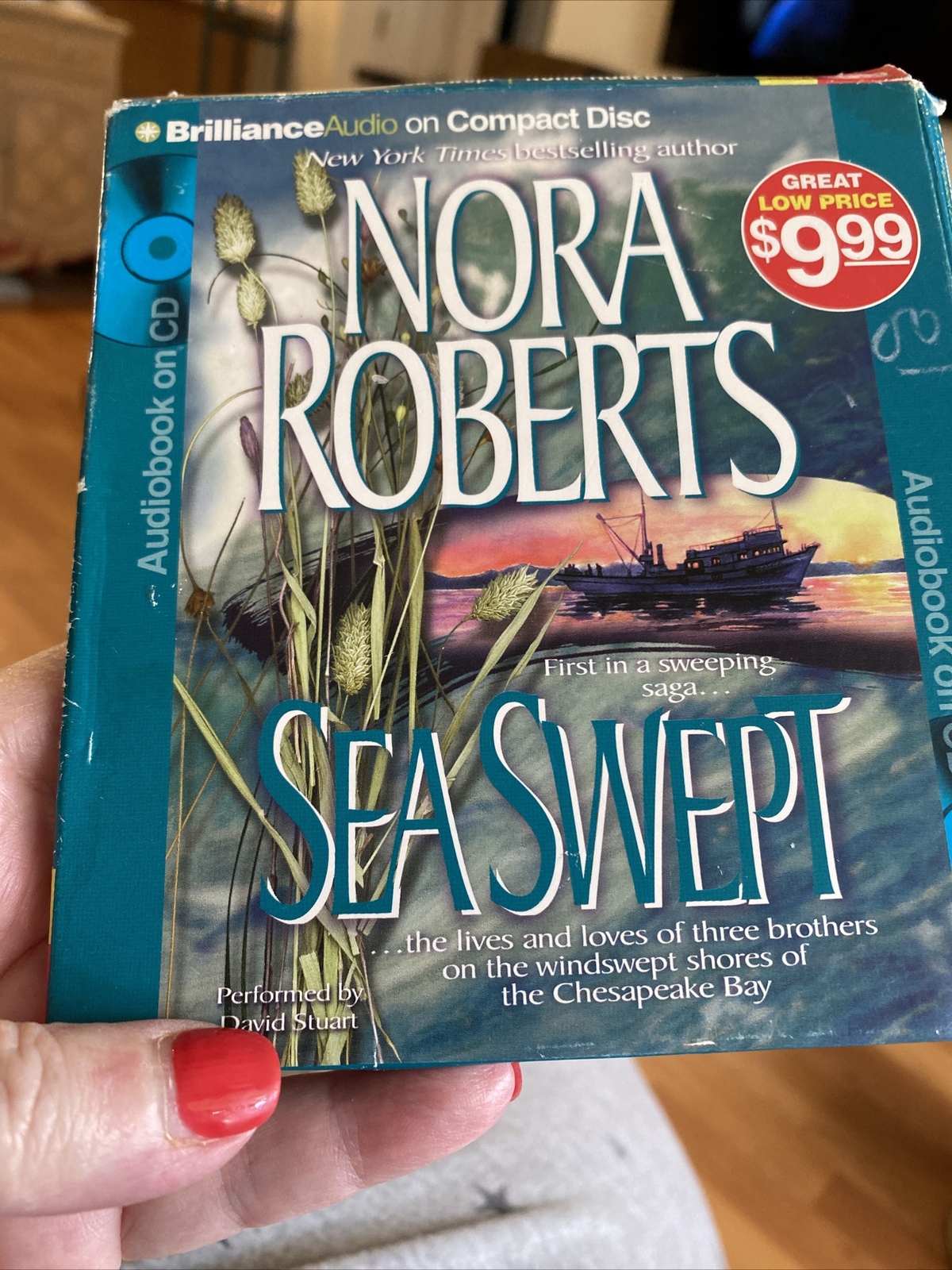 Nora Roberts, Sea Swept, «1st book of Chesapeake Saga», AUDIO BOOK, 3 CDs