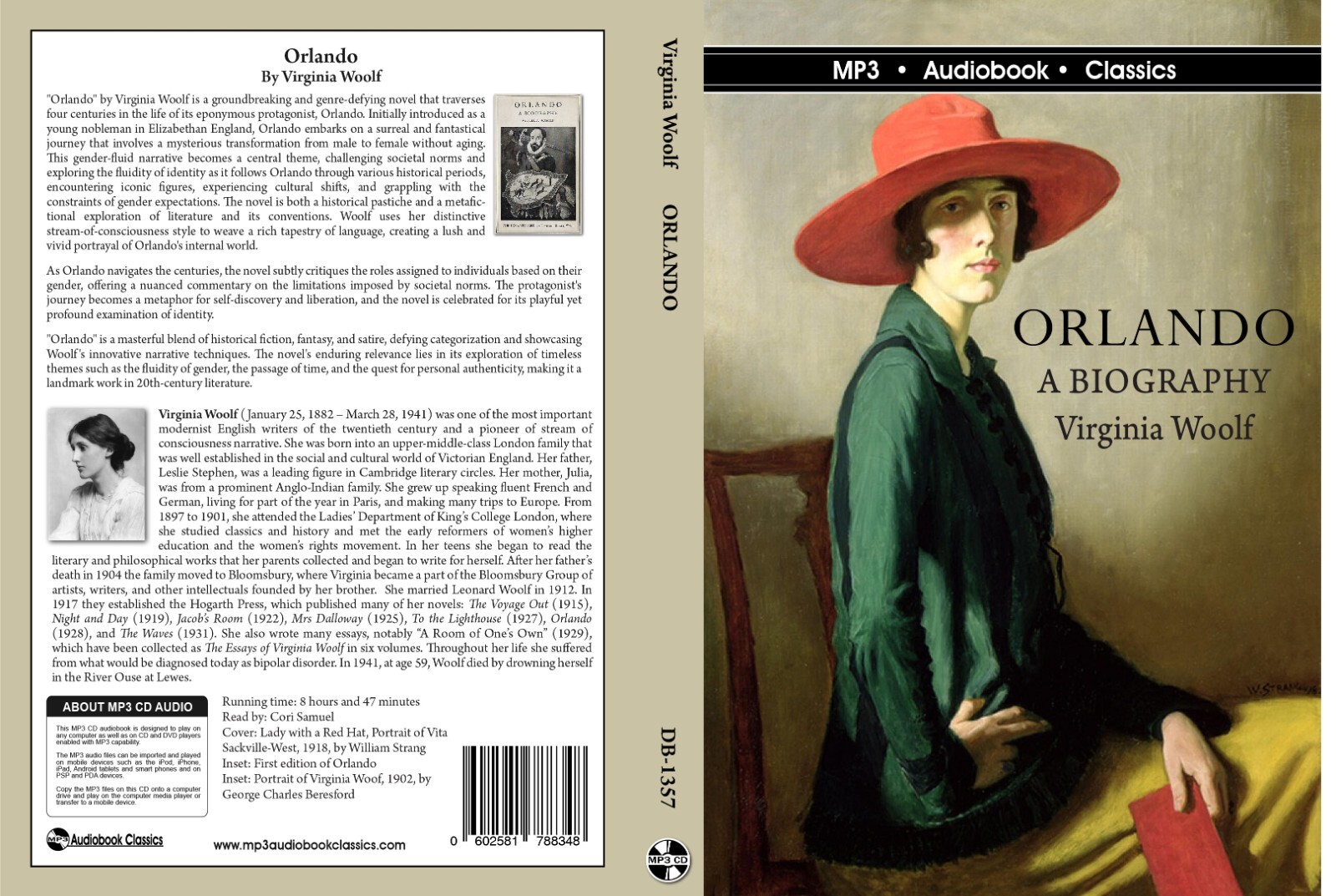 Orlando — Unabridged MP3 CD Audiobook in DVD case