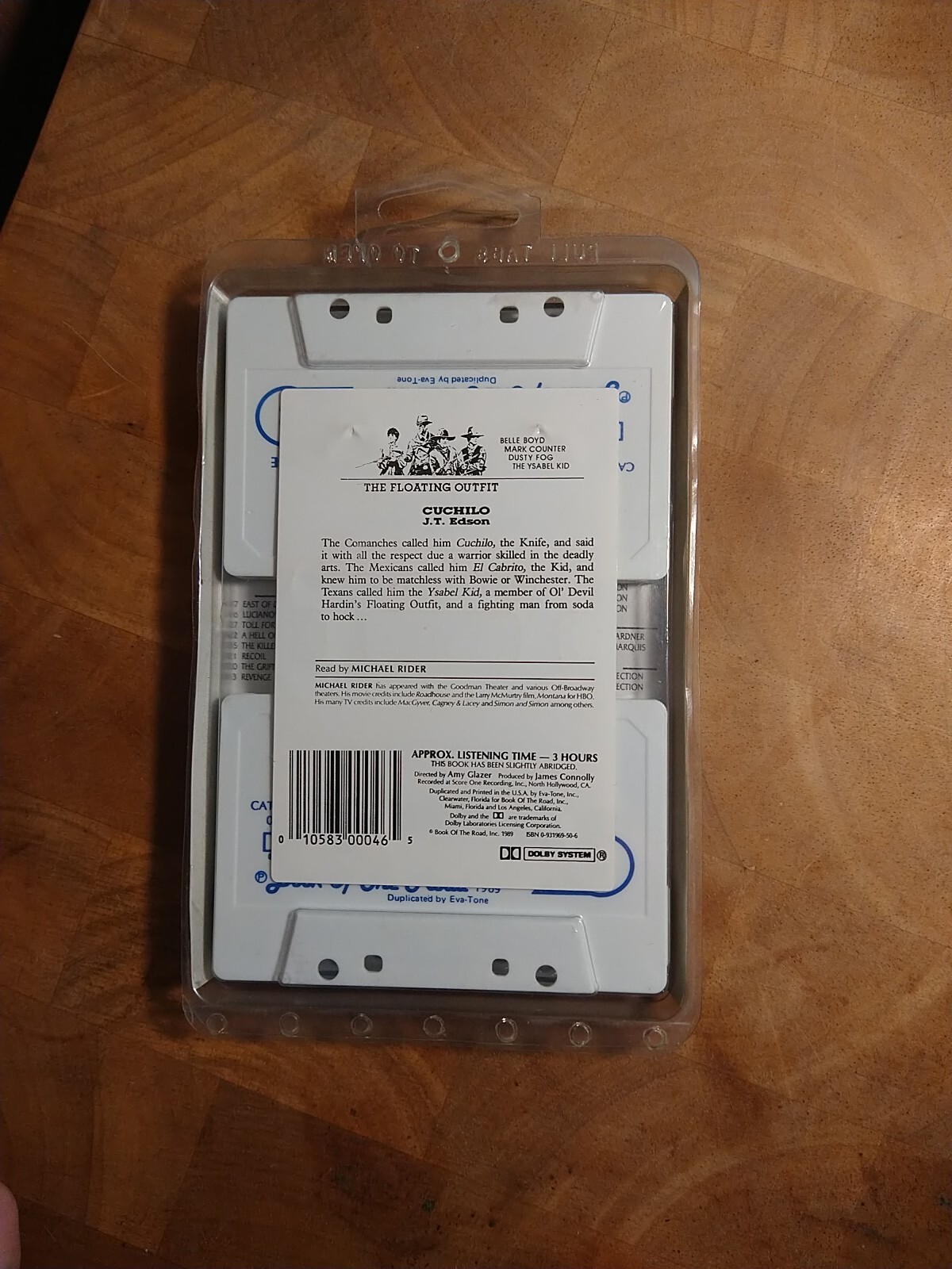 Cuchilo by JT Edson; Audio Cassette Book of the Road 1989