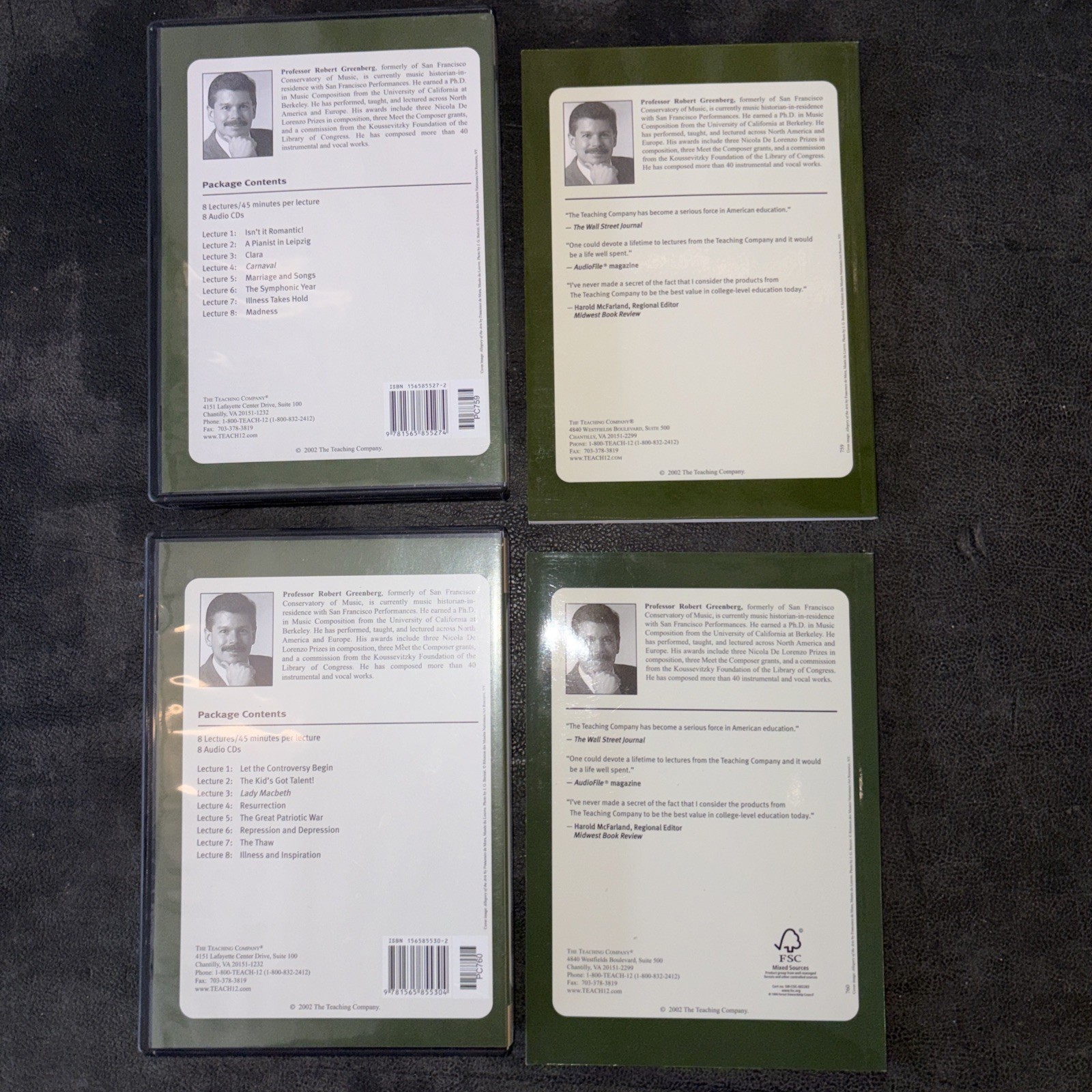 Lot Of 20 Great Courses: Great Masters, Symphony, Classical Music Courses