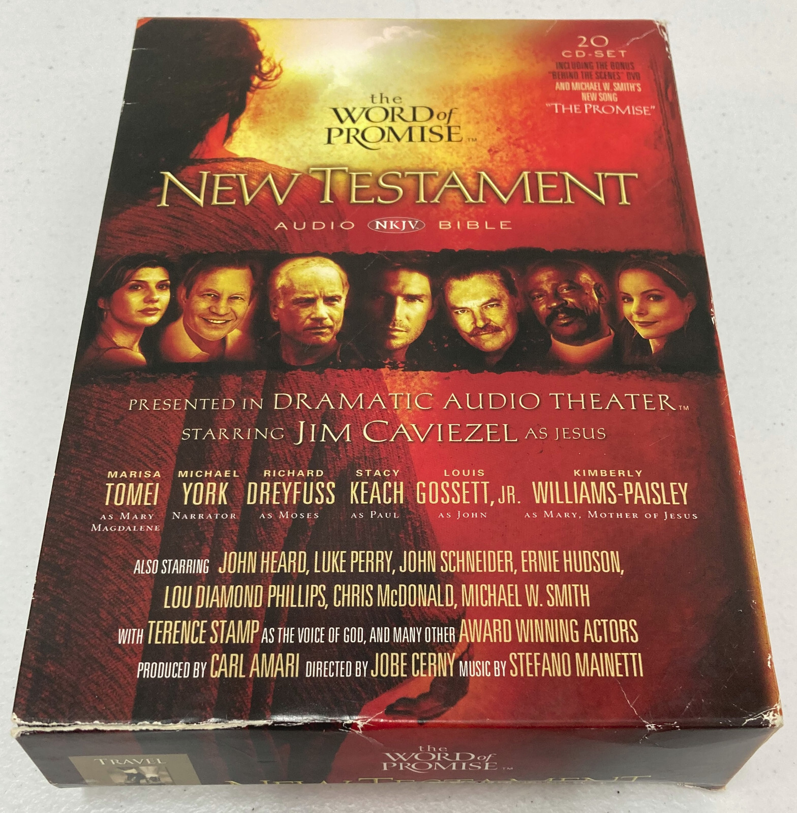 The Word of Promise New Testament / 20 Disc Audio CD Set w/ Behind Scenes DVD