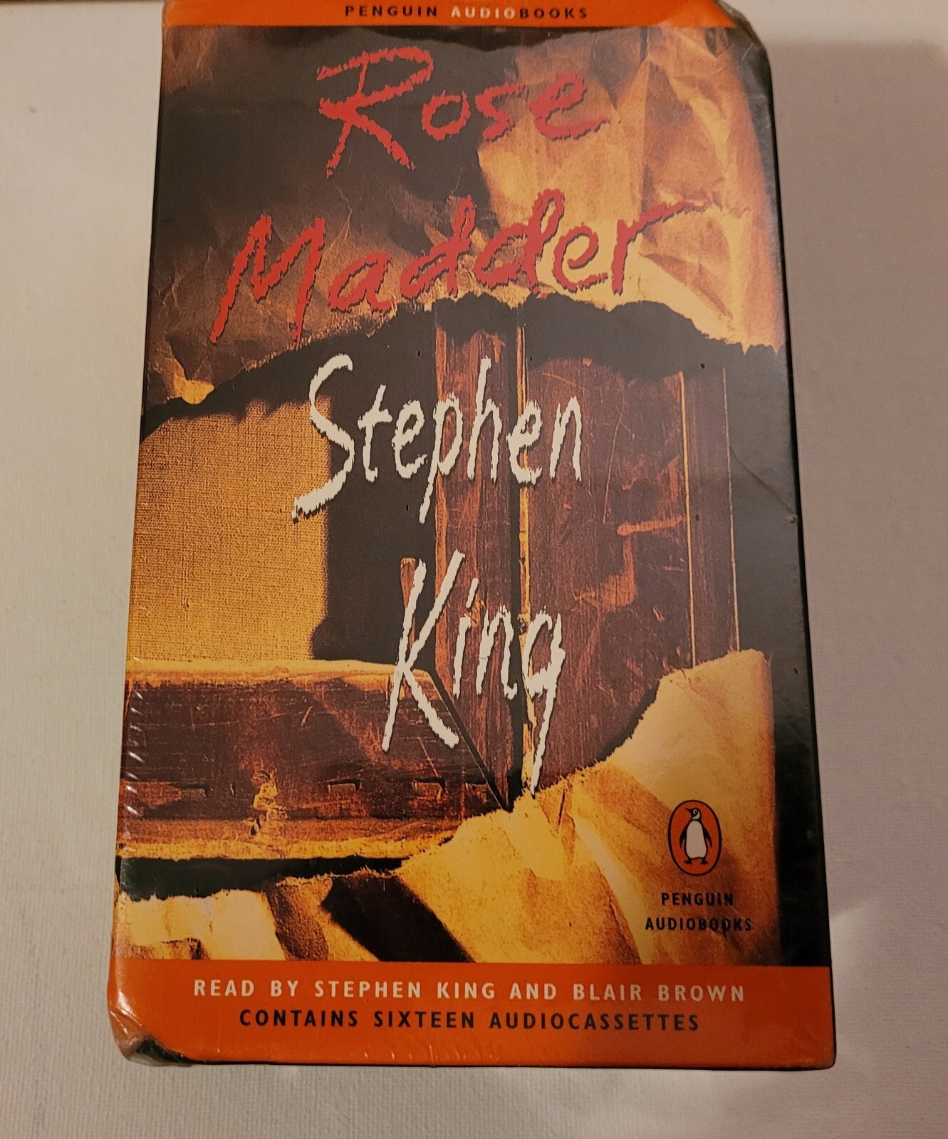 Stephen King ROSE MADDER 1995 Penguin Audio Book 16 Cassette Tapes New Sealed