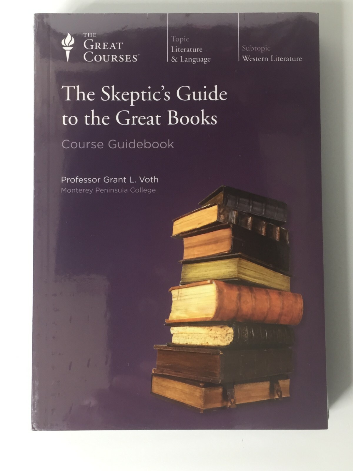 NEW The Great Courses CD The Skeptic’s Guide to the Great Books by Grant L. Voth