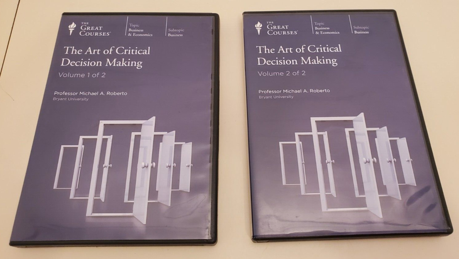 MICHAEL A ROBERTO — THE ART OF CRITICAL DECISION MAKING 12-DISC AUDIO CD SET