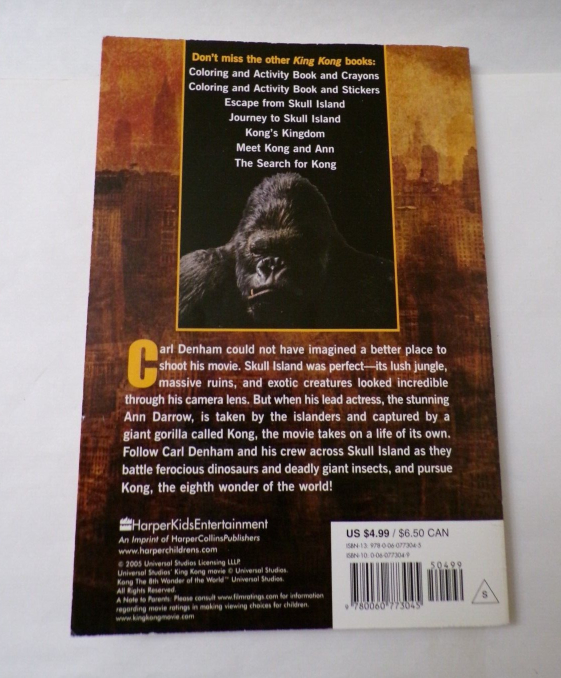 Kong : the 8th Wonder of the WORLD, 2005 Paperback (016-5)