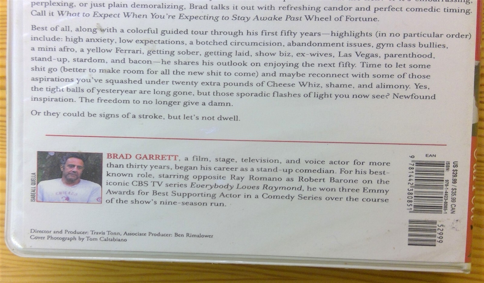 When the Balls Drop Audiobook 6 CDs By Brad Garrett, Plays Great 2015 Ex-Library