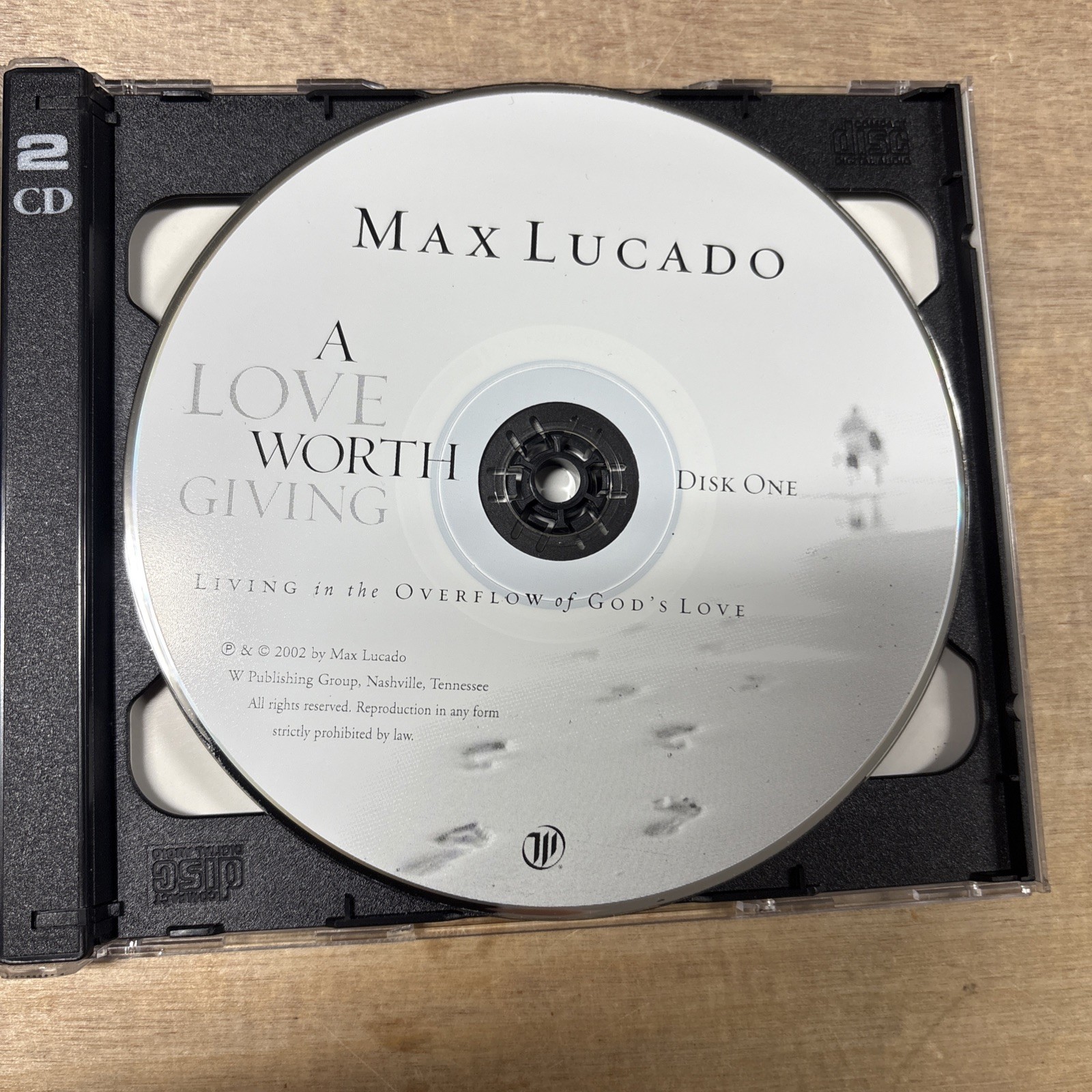 Max Lucado a Love Worth Giving Audio Book 2 CD Set