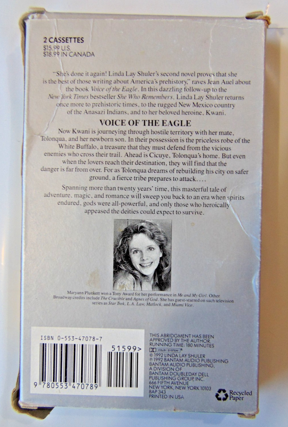 Voice of the Eagle Set of 2 Cassete Tapes Linda Shuler