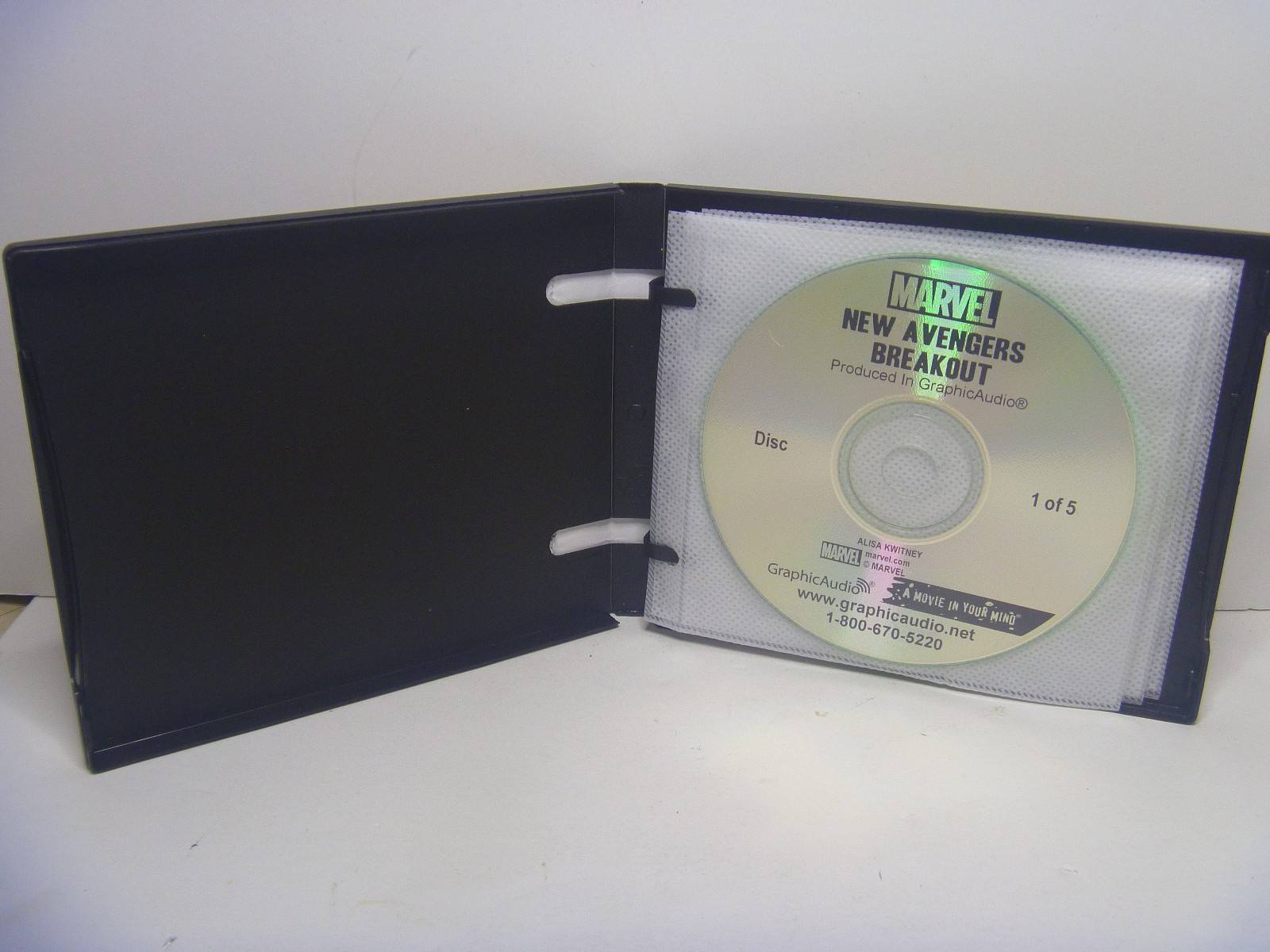 Marvel New Avengers Breakout Audiobook 5 CD Box Set Graphic Audio Full Cast