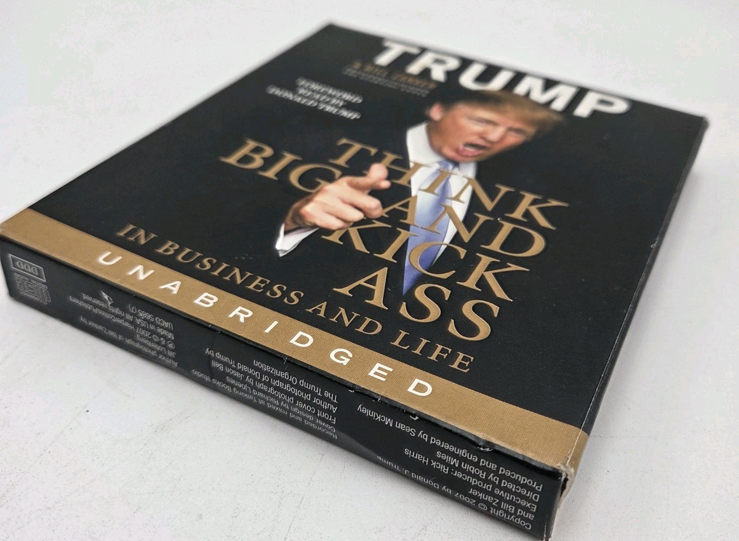 2007 Donald Trump THINK BIG AND KICK ASS IN BUSINESS AND LIFE AudioBook 7-DISCS