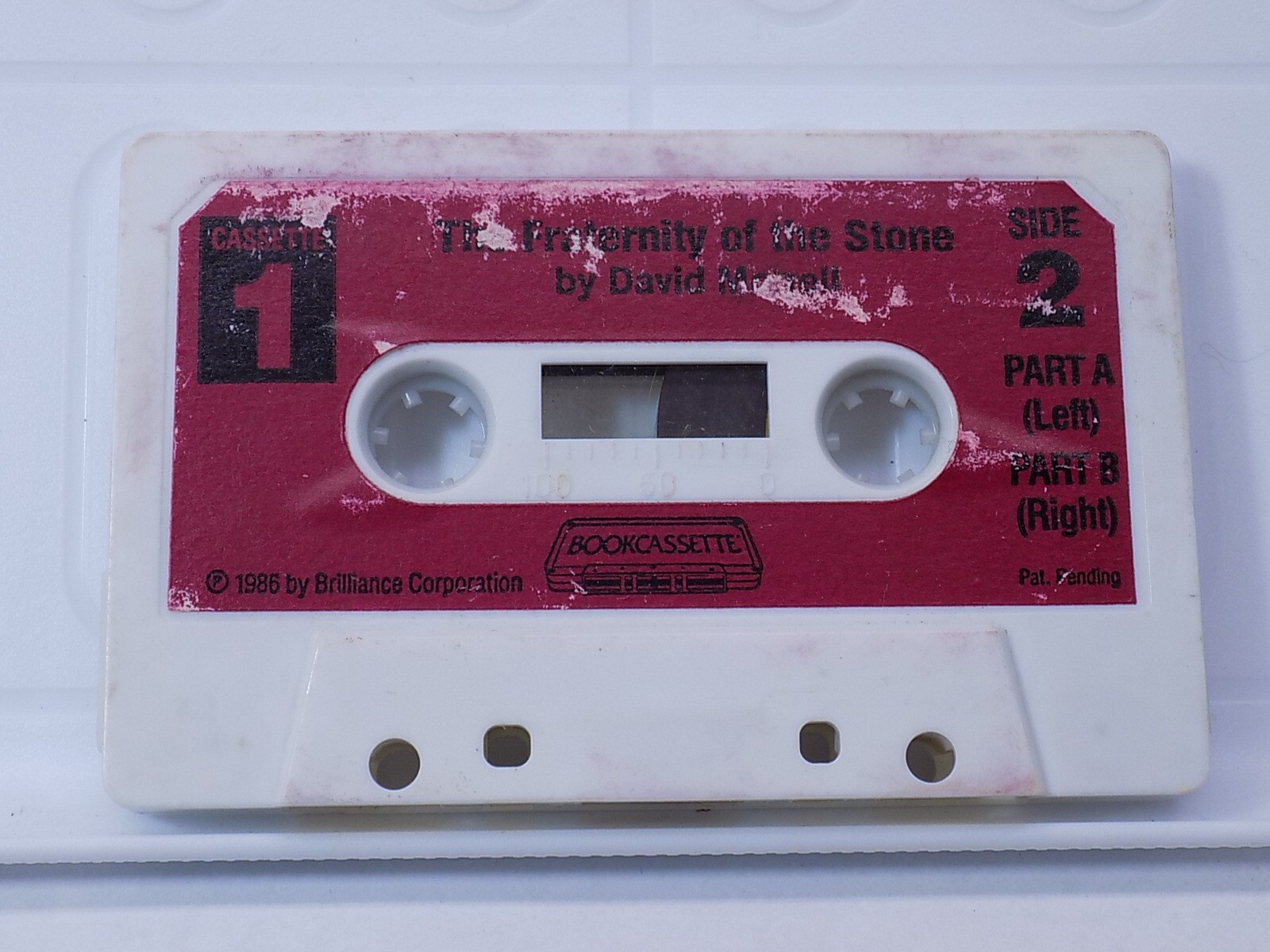 THE FRATERNITY OF THE STONE by DAVID MORRELL Tape #1 (Audiobook, Cassette, 1986)