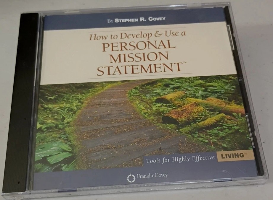 How to Develop & Use A Personal Mission Statement Audio CD Stephen R. Covey NEW