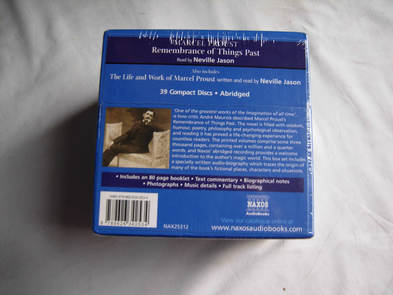 Remembrance of Things Past Marcel Proust 39 CDs audiobook Neville Jason NEW