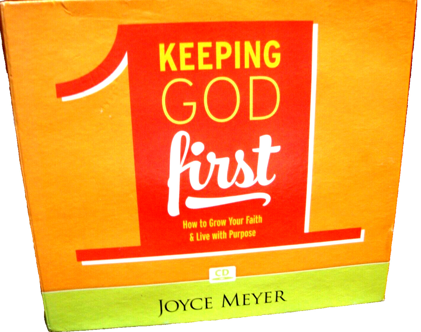 AUDIO CD «Keeping God First: Grow In Your Faith» Joyce Meyer (4 CD’s) J13
