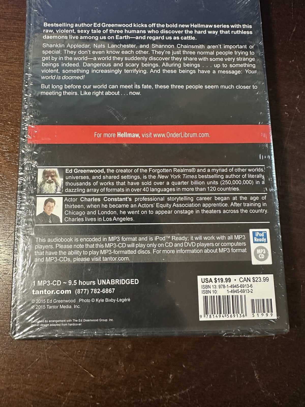 Hellmaw: Your World is Doomed! Ed Greenwood Audio Book MP3-CD New Factory Sealed