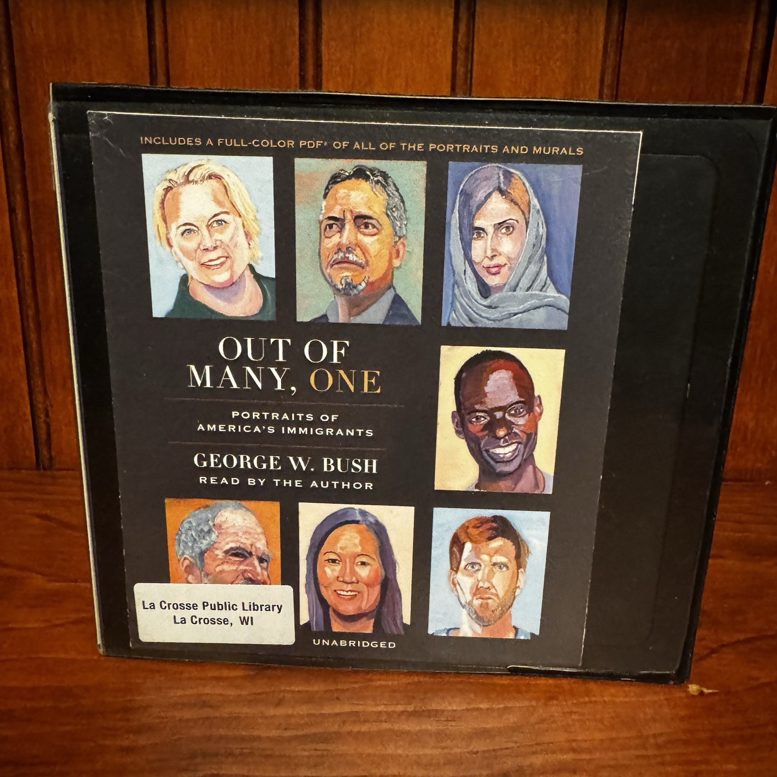 Out of Many, One Audio Book CD George W. Bush President American Immigrants