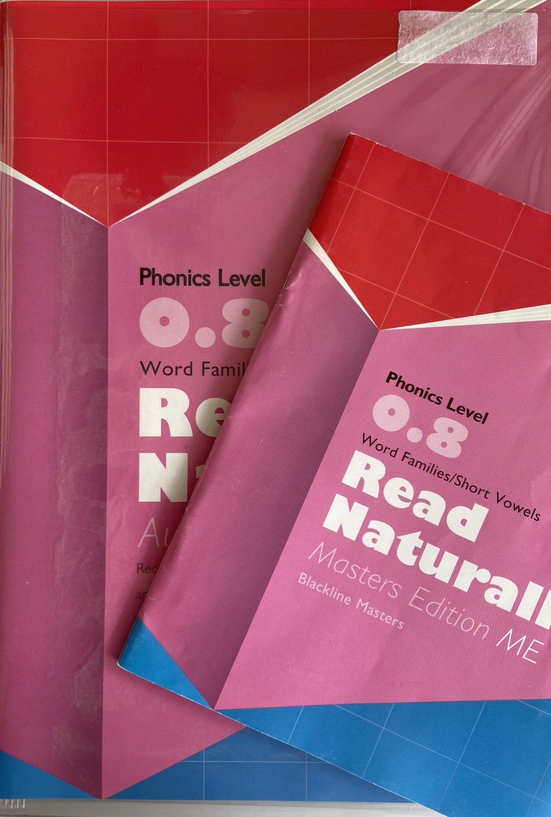 Read Naturally CDs Masters Edition Phonics Level 0.8 Word Families Short Vowels