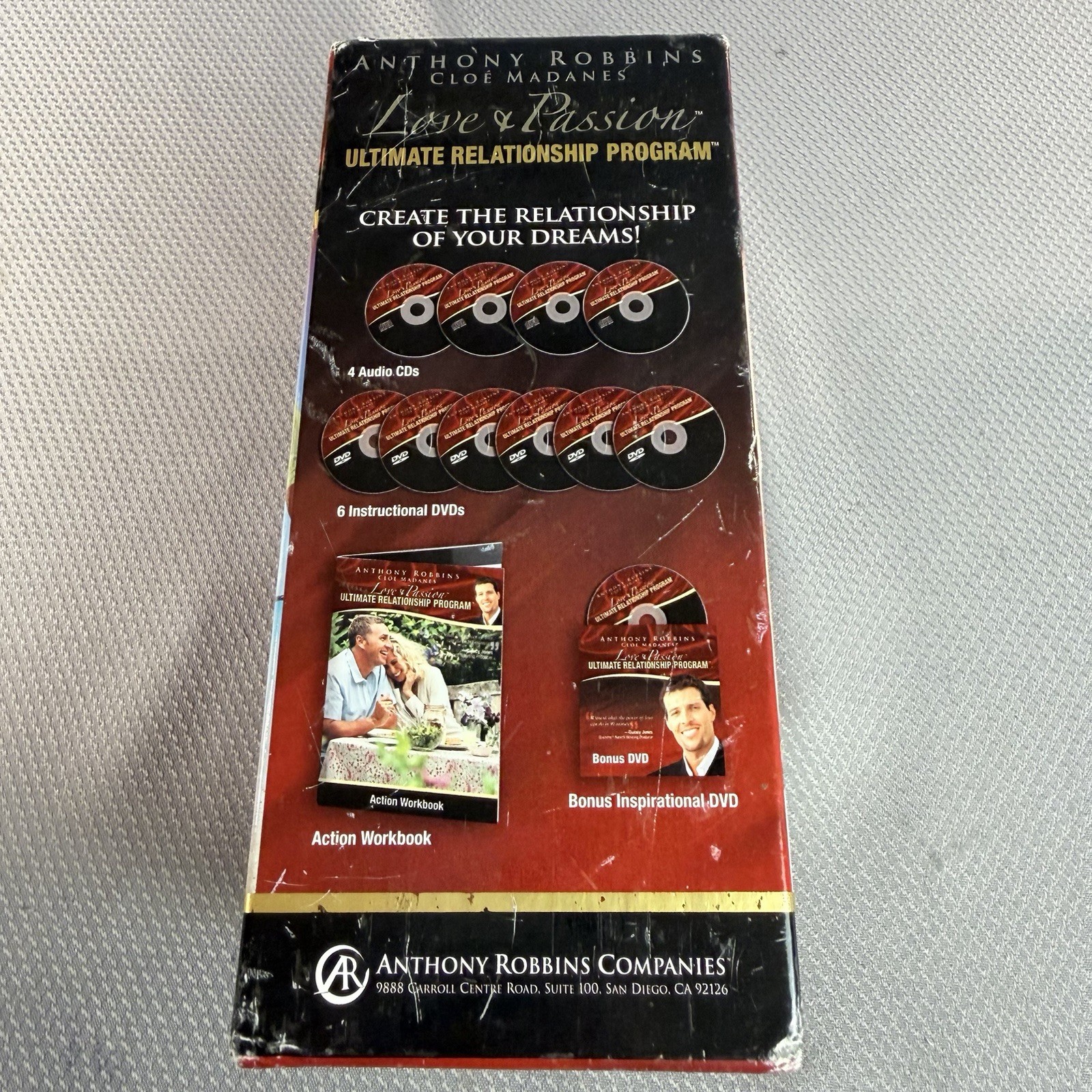 Tony Robbins Love & Passion Ultimate Relationship Program Box Set (4 CD & 6 DVD)