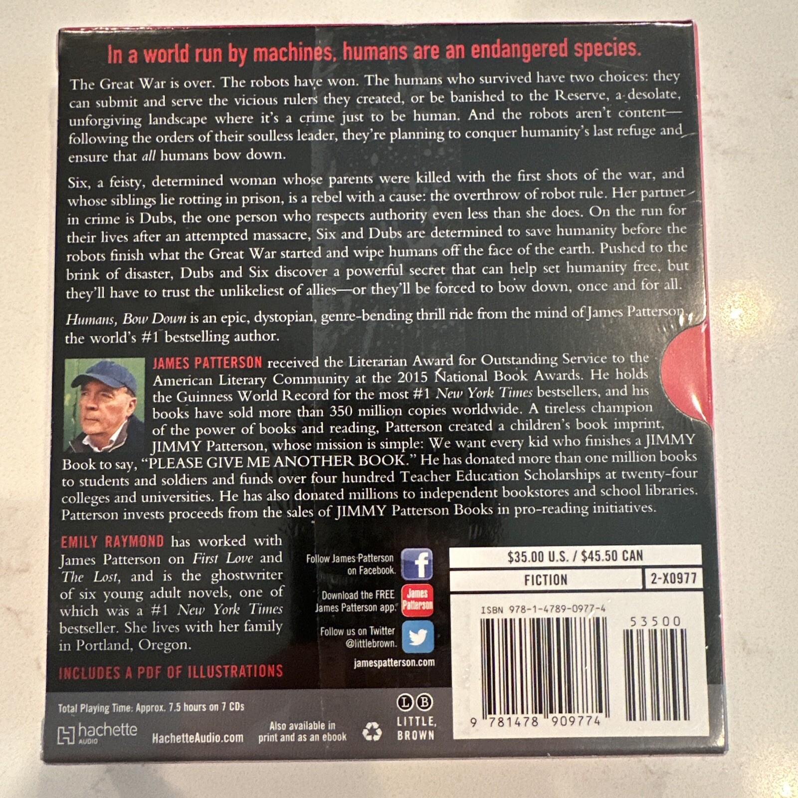 Humans, Bow Down by Patterson, James, Raymond, Emily NEW Audio CD Unabridged