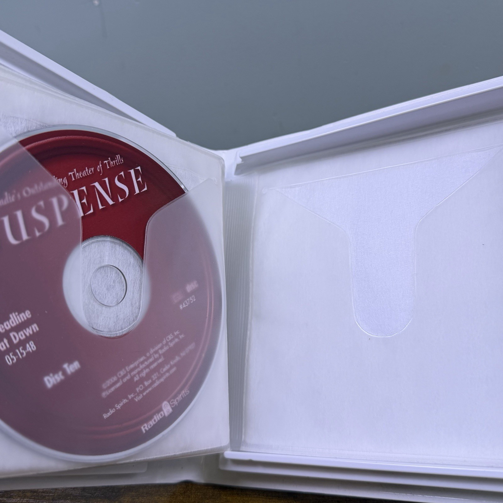 Suspense 10 Disc Horror Audiobook 2006 Radio Spirits 10 Hours & Episodes