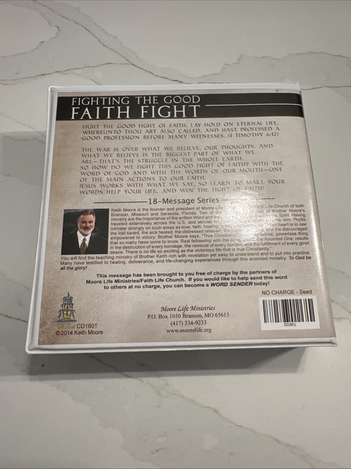 Fighting the Good Faith Fight by Keith Moore — 18 Audio CD Set 18 Messages