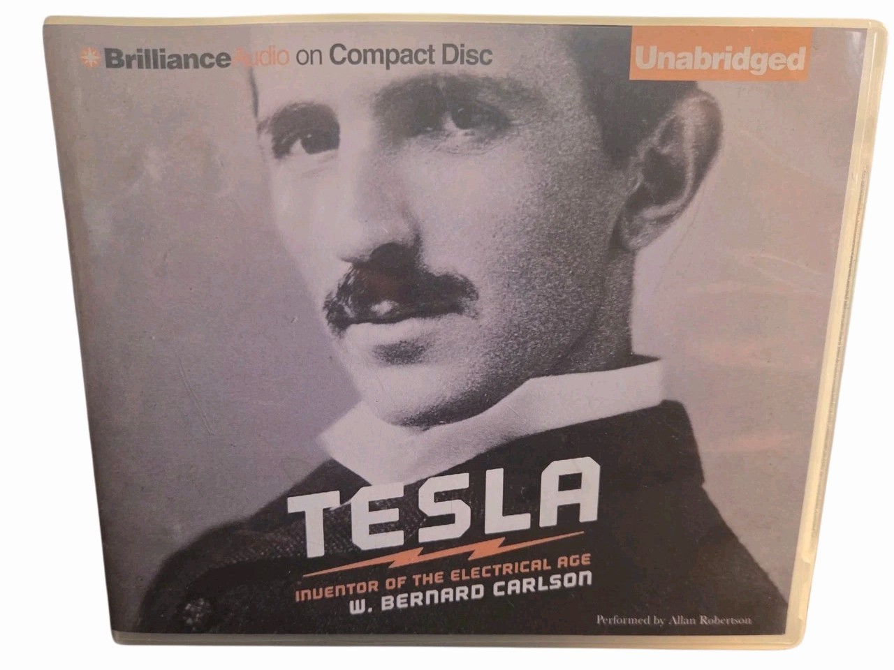 Tesla Inventor of the Electrical Age Unabridged Audiobook 14 CD Set Free Ship
