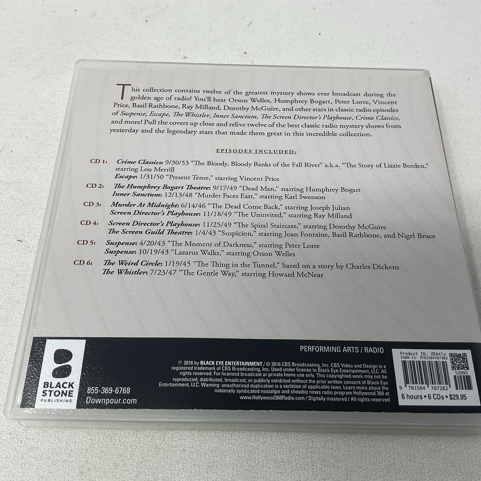 Classic Radio GREATEST MYSTERY SHOWS Volume 1 & 2 CD Set