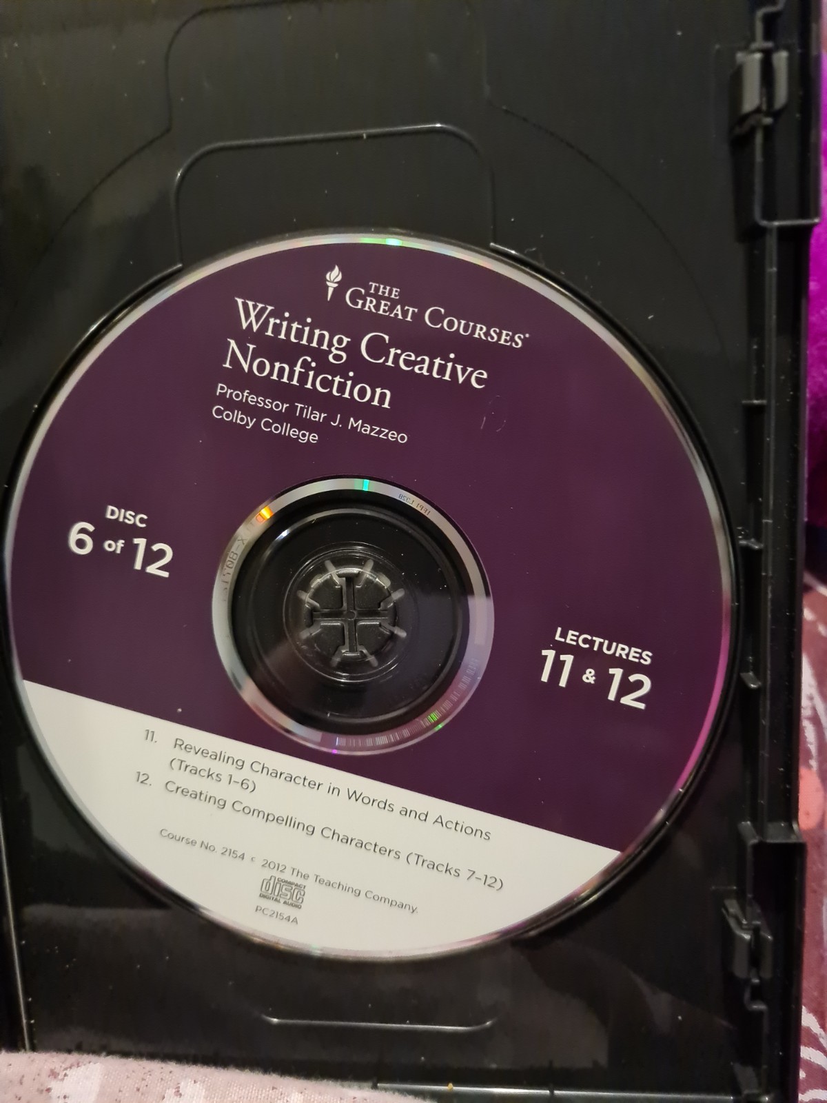 Great Courses Writing Creative Nonfiction 12 Audio CDs Book Tilar Mazzeo Author