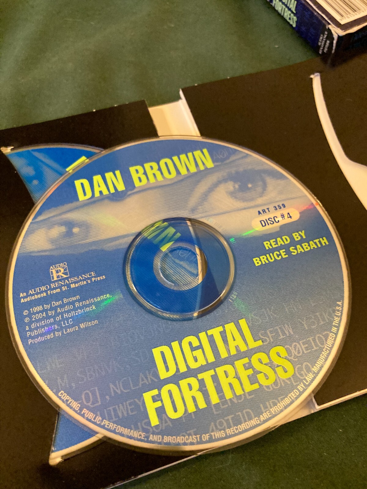 Digital Fortress by Dan Brown 2004, Compact Disc, Abridged edition