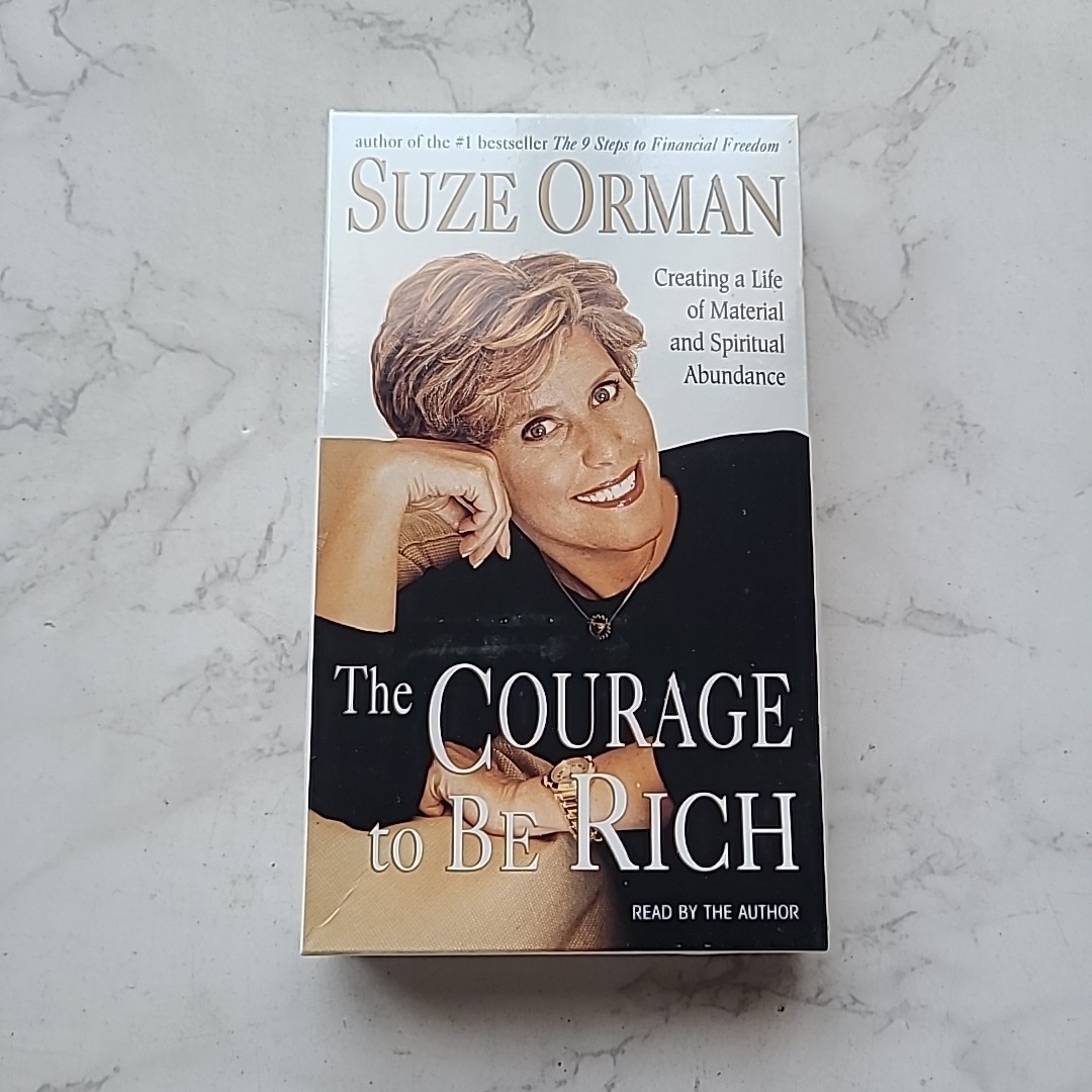 The Courage to Be Rich Suze Orman NEW Audio Book on Cassette Tapes 1999 Finance