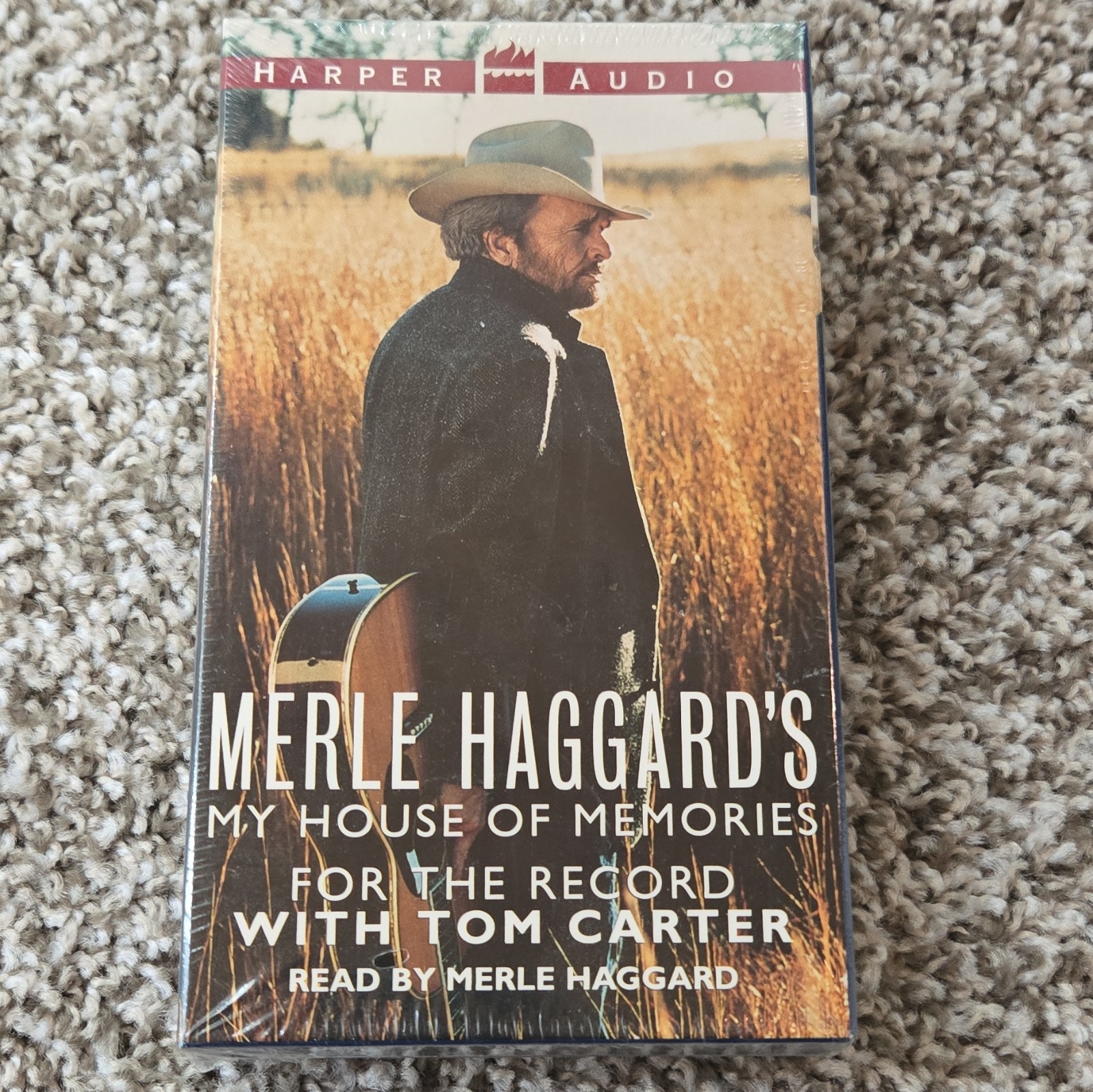 Harper Audio My House of Memories Merle Haggard Tom Carter Cassette 5hr 4pc