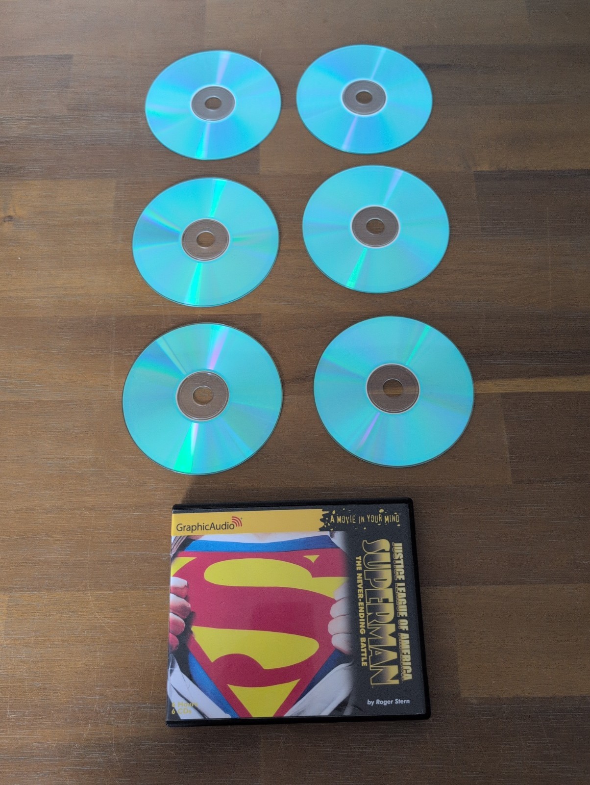 Graphic Audio Justice League of America Superman The Never-Ending Battle 2008